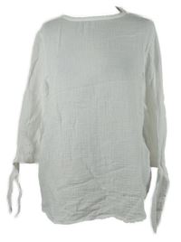 Dámská bílá mušelínová halenka Cecil 