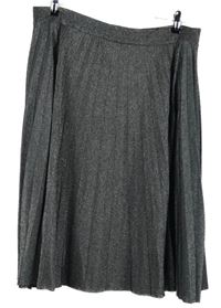 Dámská stříbrná plisovaná sukně RJR 