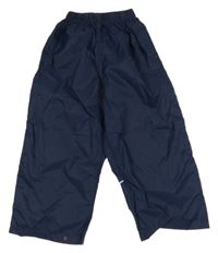 Tmavomodré šušťákové nepromokavé funkčné nohavice Regatta