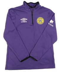 Fialová športová funkčná mikina Umbro