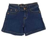 Tmavomodré rifľové kraťasy Denim Co.