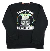 Čierna mikina s Yodou - Star Wars