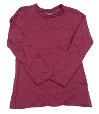 Tmavoružové tričko Y.F.K.