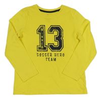 Žlté tričko s číslom Lupilu