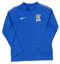 Modré futbalové tričko Nike