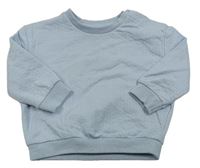 Modrošedá mikina so vzorom Primark