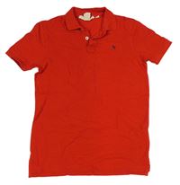 Červené polo tričko H&M