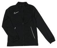 Černá funkční sportovní propínací mikina s logem Nike 