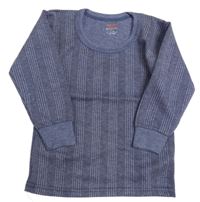 Modro-tmavomodré pruhované športové tričko Minmum