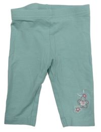 Mátové legíny s kvietkami Matalan