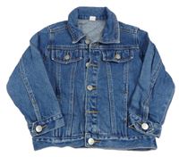 Modrá riflová bunda 