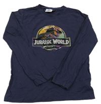 Tmavomodré tričko s logem Juský svět