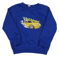 Námořnicky modrá mikina s autom