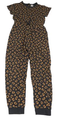 Sivý teplákový overal so vzorom John Lewis