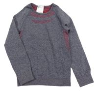 Fialové melírované spodné funkčné tričko Lupilu