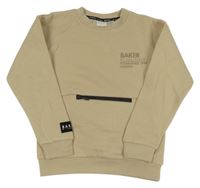 Béžová mikina s nápisom Ted Baker