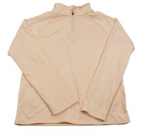 Broskvová športová mikina s rolákom Ergeenomixx