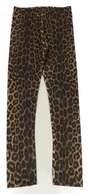 Béžovo-hnedé vzorované legíny River Island