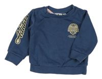 Tmavomodrá mikina s logem Adidas