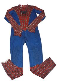 Kockovaným - Modro-červený overal s pavoukem - Spider-man