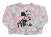 Barevná batikovaná oversize mikina s Minnie PRIMARK