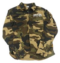 Army rifľová košeľová bunda s nápismi Chapter young