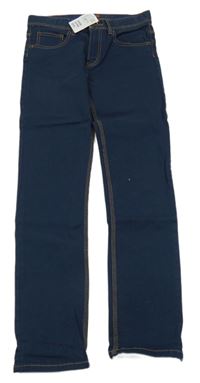 Nové - tmavomodré slim fit rifle H&M