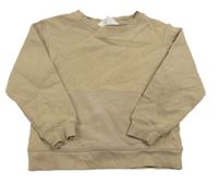 Hnědobéžová mikina s vreckom H&M