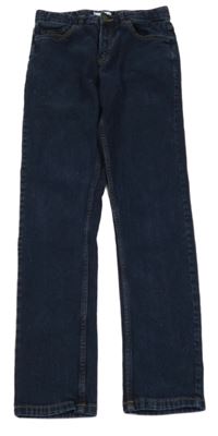 Tmavomodré slim rifle KIABI