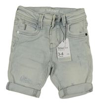 Nové - světlemodré riflové kraťasy s prošoupáním Denim Co.