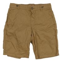 Hnedé chino plátenné kraťasy H&M