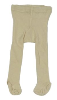 Smetanové vlněné punčocháče ALANA