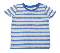 Bielo-modré pruhované tričko George