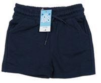 Nové - tmavomodré teplákové kraťasy Matalan