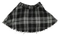 Čierno-biela károvaná sukňa H&M