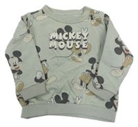 Světlekhakišedá mikina s Mickey C&A