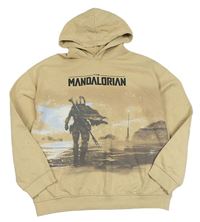 Písková mikina s potiskem a kapucí - Mandalorian H&M