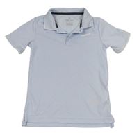 Světlemodré sportovní funkční polo tričko Nike