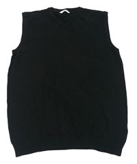 Černá svetrová vesta M&S