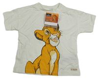 Bílé tričko se Simbou Disney