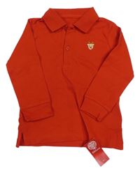 Nové - Červené polo triko s výšivkou Dunnes