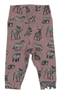 Staroružové ľahké tepláky so zvířaty