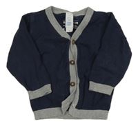 Tmavomodrý prepínaci sveter C&A