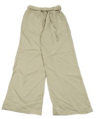 Béžové ľahké nohavice Shein