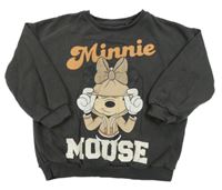 Antracitová mikina s Minnie Disney