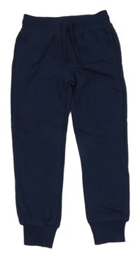 Tmavomodré tepláky H&M