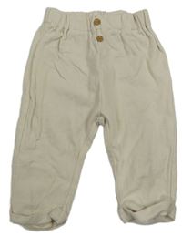 Světlebéžové lehké tepláky H&M