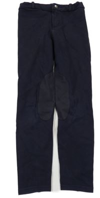 Tmavomodré jezdecké nohavice Decathlon
