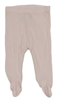 Světlerůžové žebrované polodupky Matalan