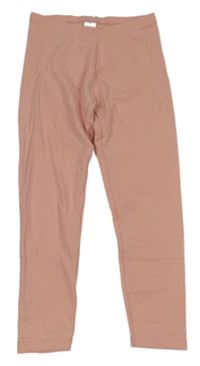 Růžové zateplené legíny C&A